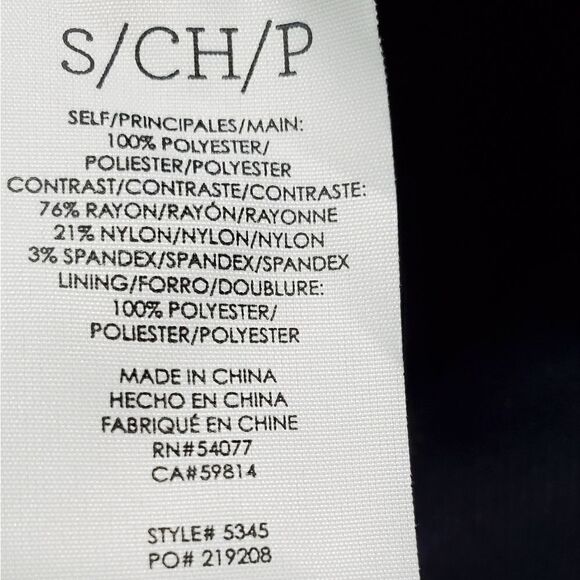 CAbi Parade Navy Layered Split Back Shirt - Picture 6 of 6